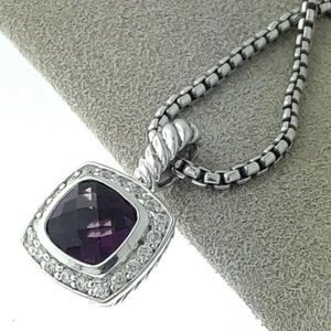 🌼DAVID YURMAN Silver Amethyst Albion Necklace